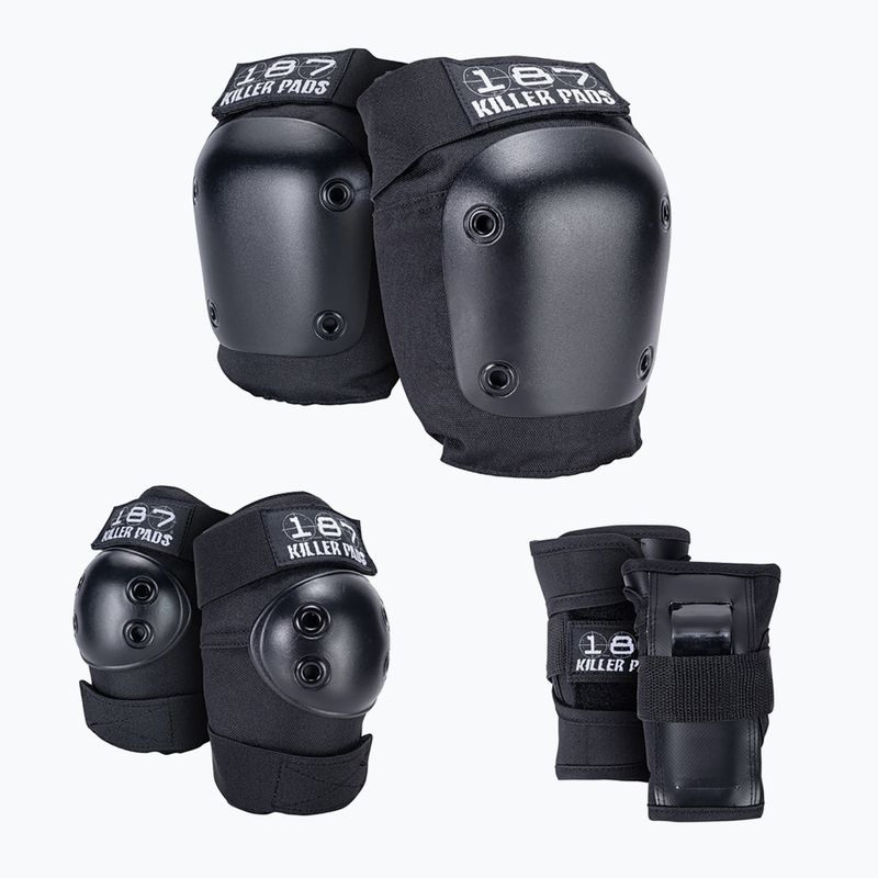 Protektorenset 187 Killerpads Six Pack schwarz