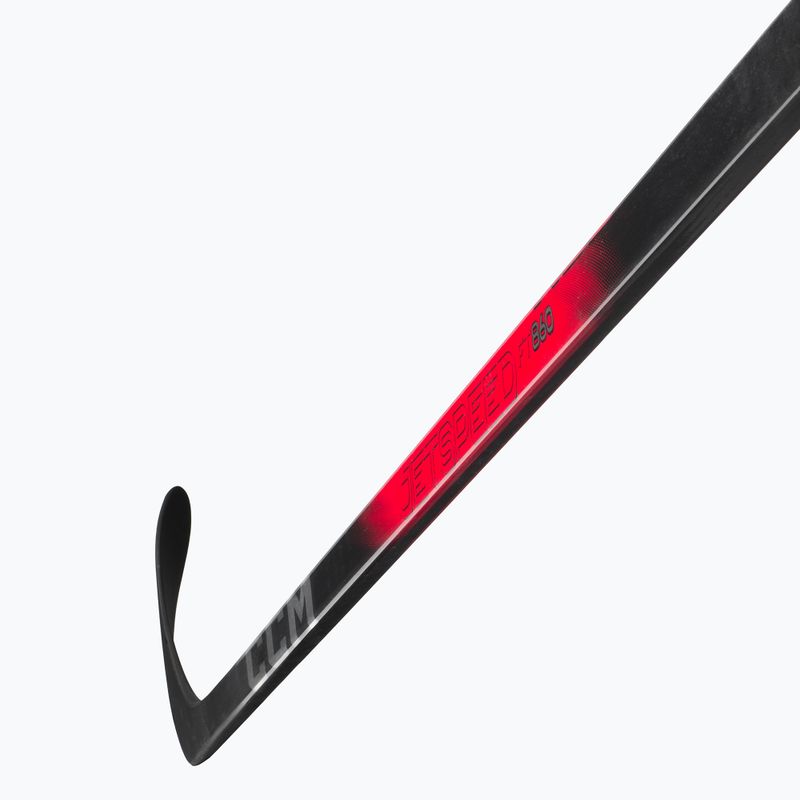 Eishockeyschläger CCM JetSpeed FT860 IN black/red 4