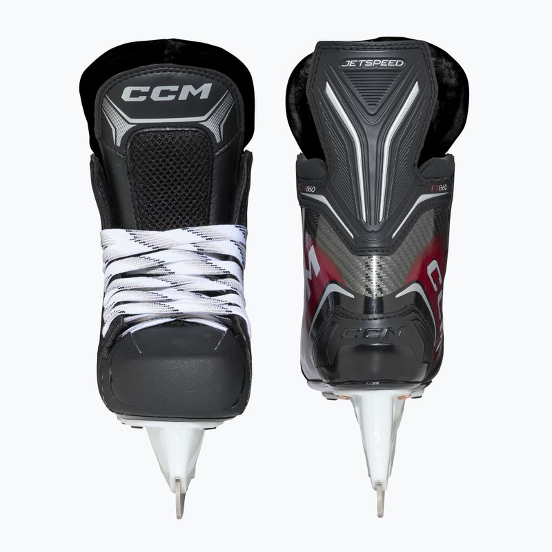 Hockeyschlittschuhe Kinder CCM JetSpeed FT860 JR Regular Player Skates black 3