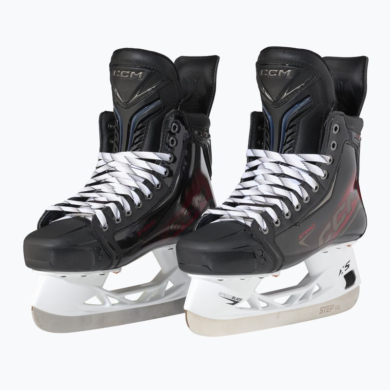 Kinder-Eishockeyschlittschuhe CCM JetSpeed FT8 INT TAPERED black 2