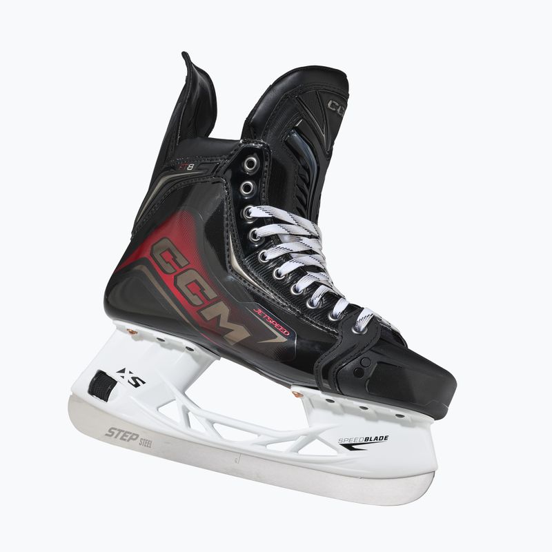 Kinder-Eishockeyschlittschuhe CCM JetSpeed FT8 INT TAPERED black 4