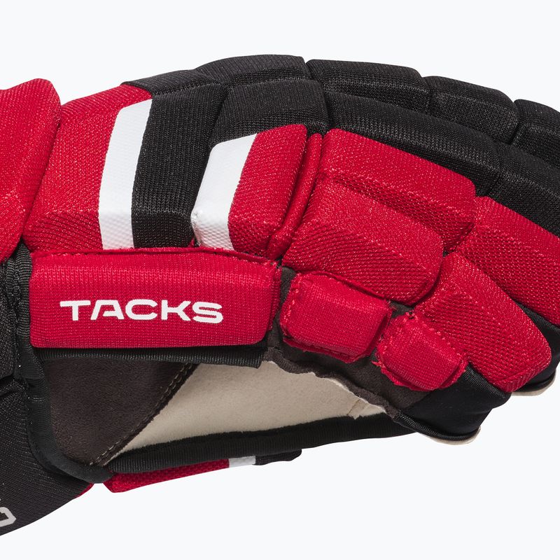 Hockeyhandschuhe CCM Tacks XR80 SR Gloves black/red/white 3