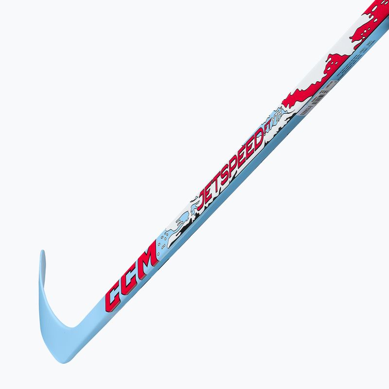 Hockeyschläger CCM JetSpeed Youth black/red 3