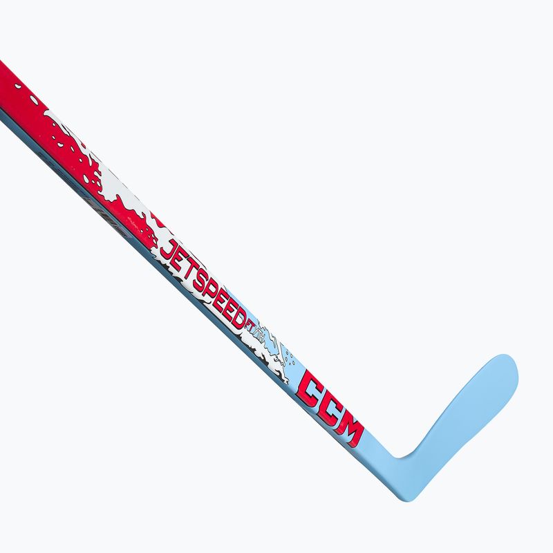 Hockeyschläger CCM JetSpeed Youth black/red 4
