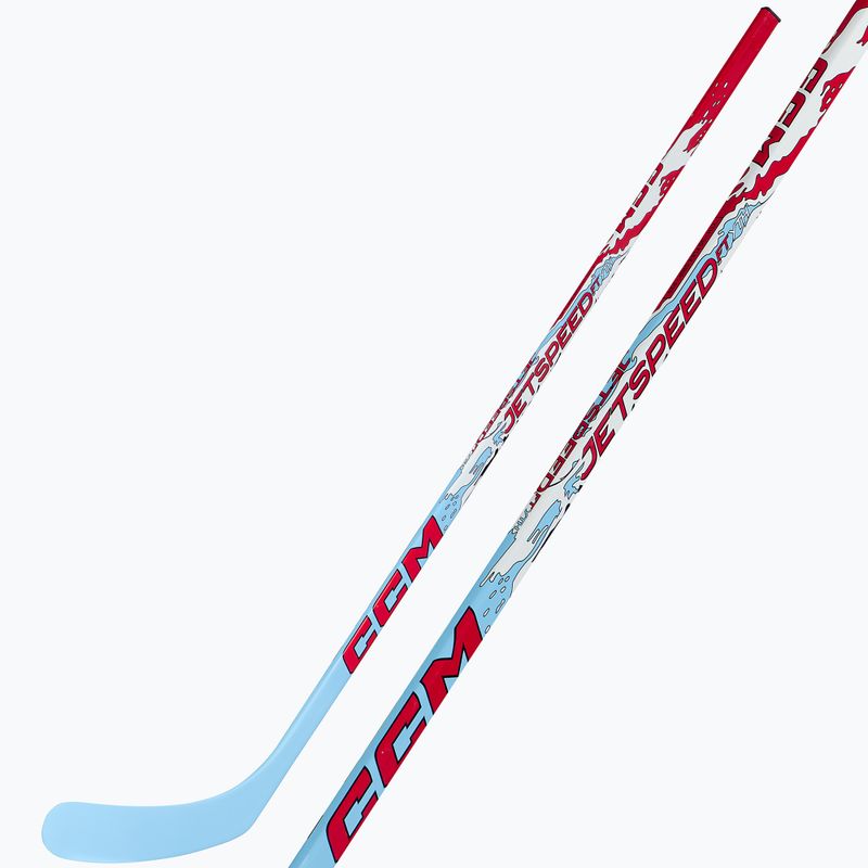 Hockeyschläger CCM JetSpeed Youth black/red 6