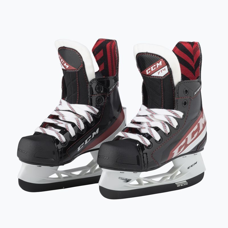 Hockeyschlittschuhe Kinder CCM JetSpeed FT JR Regular black 2