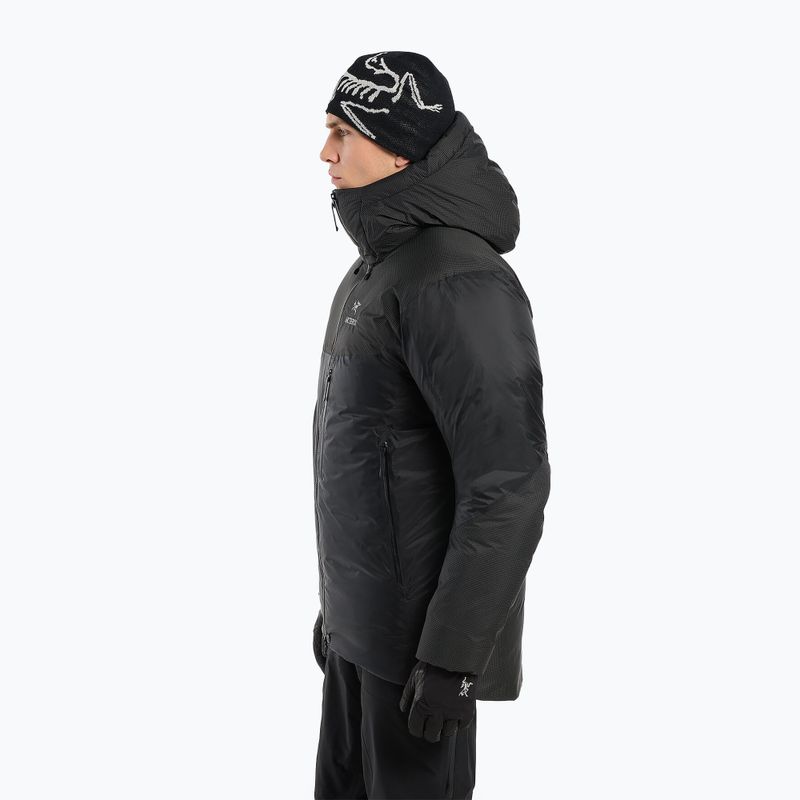Herren Arcteryx Alpha Parka Daunenjacke schwarz 2