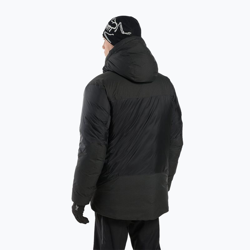 Herren Arcteryx Alpha Parka Daunenjacke schwarz 3