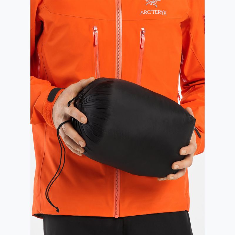 Herren Arcteryx Alpha Parka Daunenjacke schwarz 8
