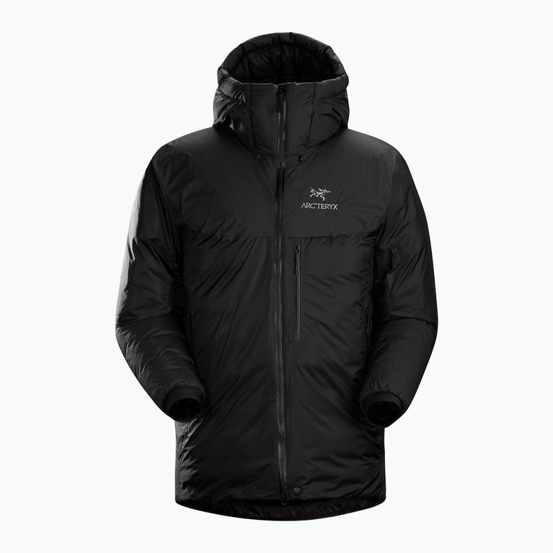 Herren Arcteryx Alpha Parka Daunenjacke schwarz 9