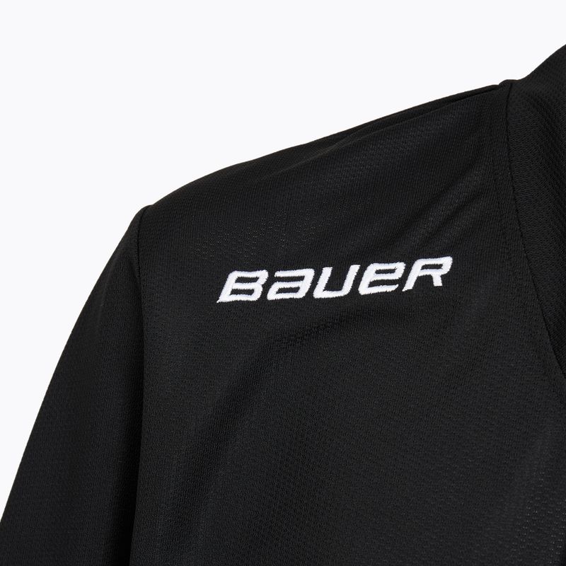 Kinder Eishockey-Longsleeve Bauer Flex Practice Jersey Jr black 3