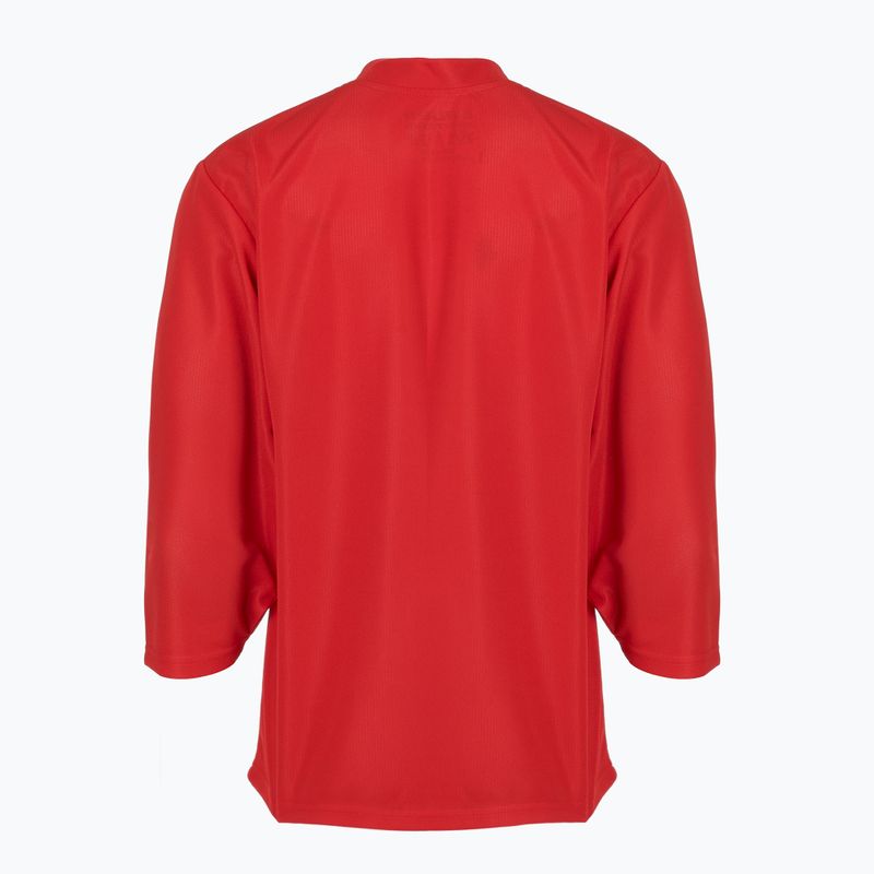 Kinder Eishockey-Longsleeve Bauer Flex Practice Jersey Jr red 2
