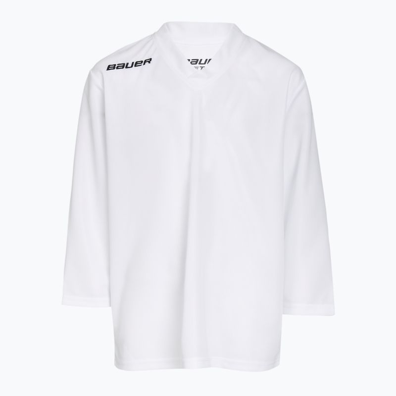 Kinder Eishockey-Longsleeve Bauer Flex Practice Jersey Jr white