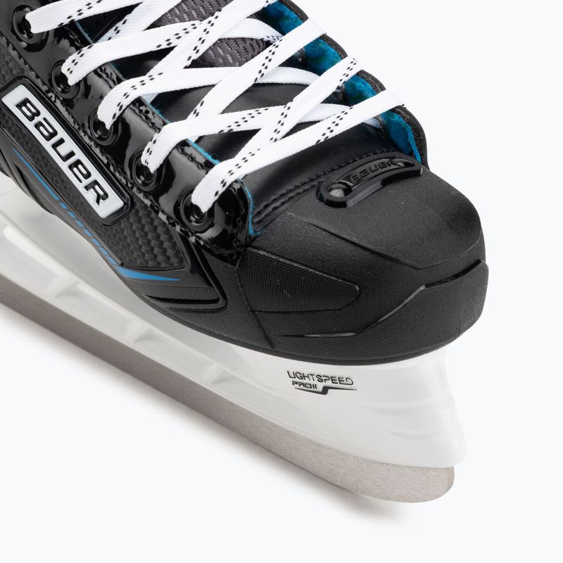 Kinder Eishockeyschlittschuhe Bauer X-LP Jr black 7
