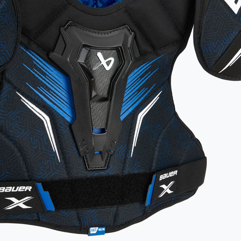 Eishockey-Schulterpolster Bauer X Shoulder Pad Int black/blue 4