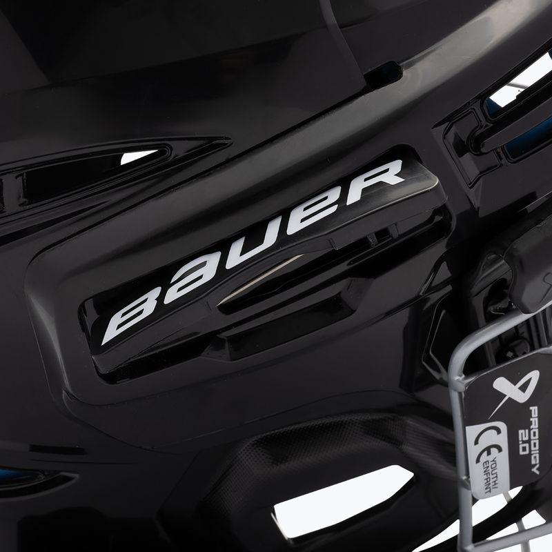 Kinder-Hockeyhelm Bauer Prodigy 2.0-Helmet-Combo black 8