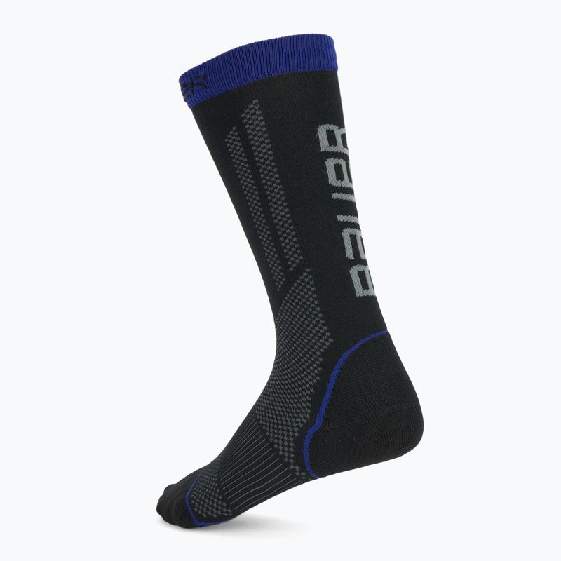 Eishockey-Socken Bauer Tall Performance S25 black/blue 2