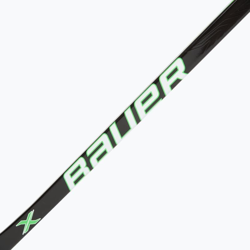 Kinder-Eishockeyschläger Bauer X Series Grip Jr F40 L black/blue/green 2