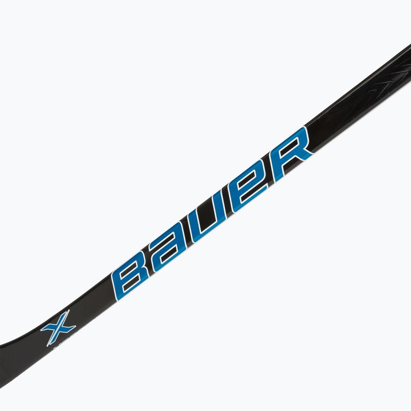 Eishockeyschläger Bauer X Series Grip Int F60 R black/blue/green 2