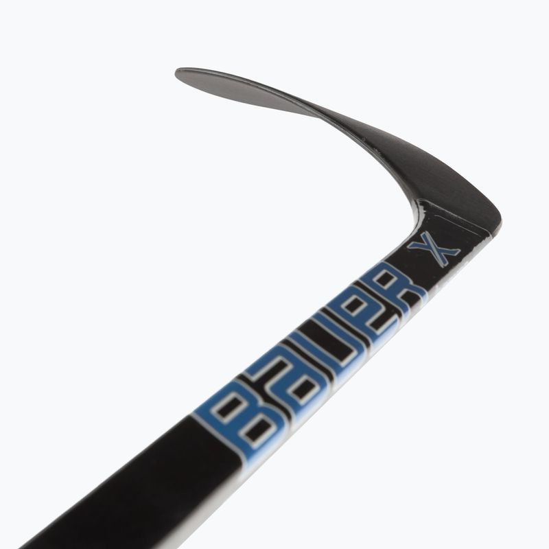 Eishockeyschläger Bauer X Series Grip Int F60 R black/blue/green 4