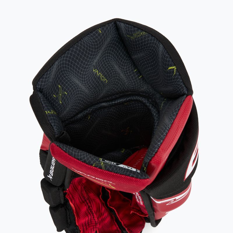 Eishockeyhandschuhe Bauer Vapor Fly40 Sr black/red 7