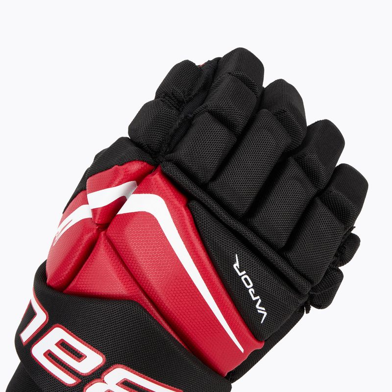 Eishockeyhandschuhe Bauer Vapor Fly40 Int black/red 5