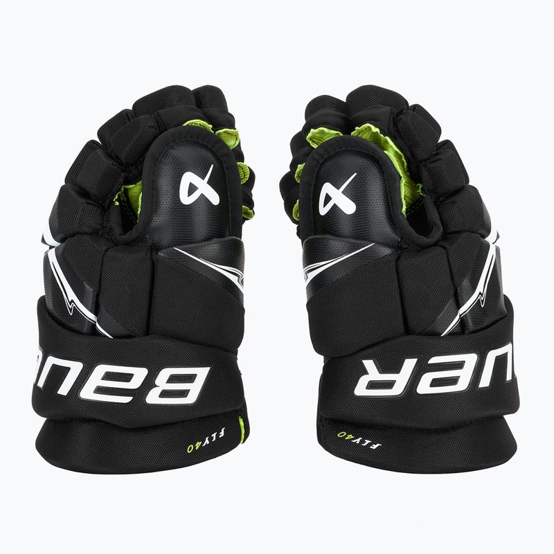 Kinder-Hockeyhandschuhe Bauer Vapor Fly40 Jr black/white 4