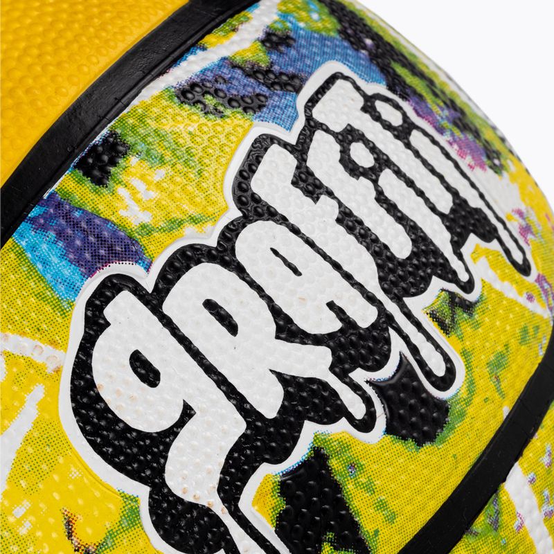 Basketball Spalding Graffiti 7 grün-gelb 249338