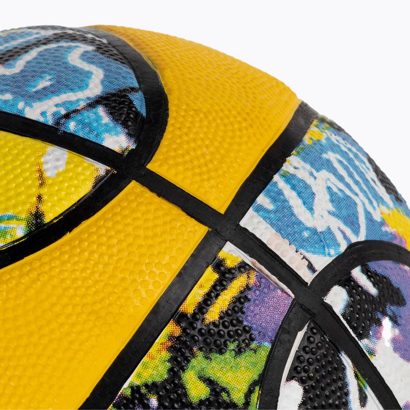 Basketball Spalding Graffiti 7 grün-gelb 249338