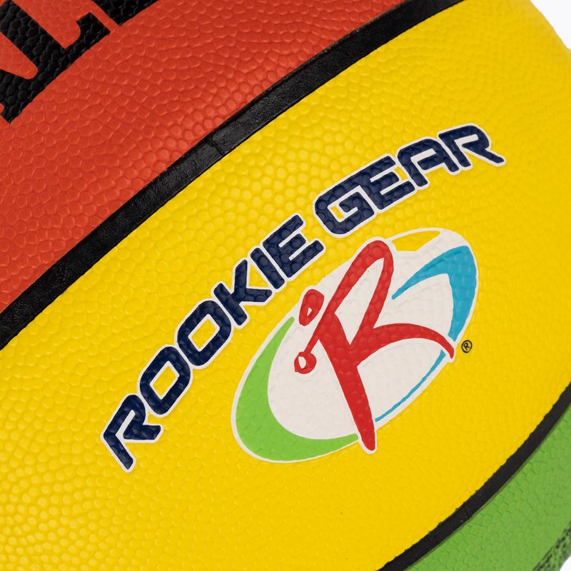 Spalding Rookie Gear Leder multicolor Basketball Größe 5 3