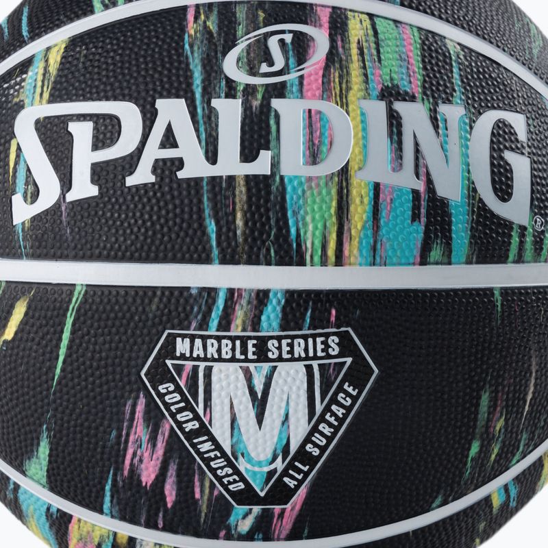 Spalding Marmor Basketball schwarz 84405Z 3