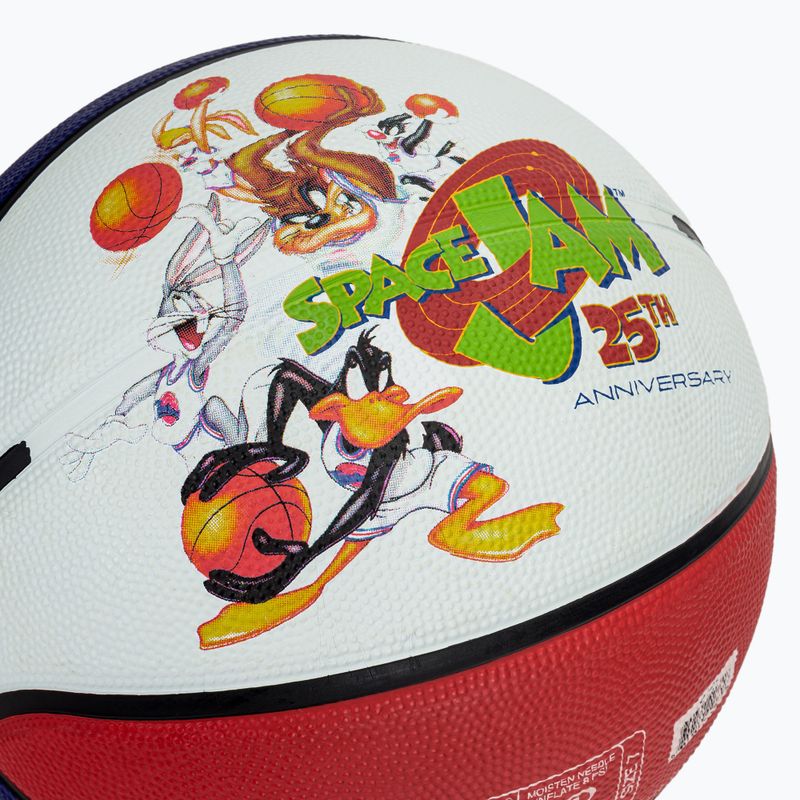 Basketball Spalding Space Jam Tune white/red/blue Größe 7 4