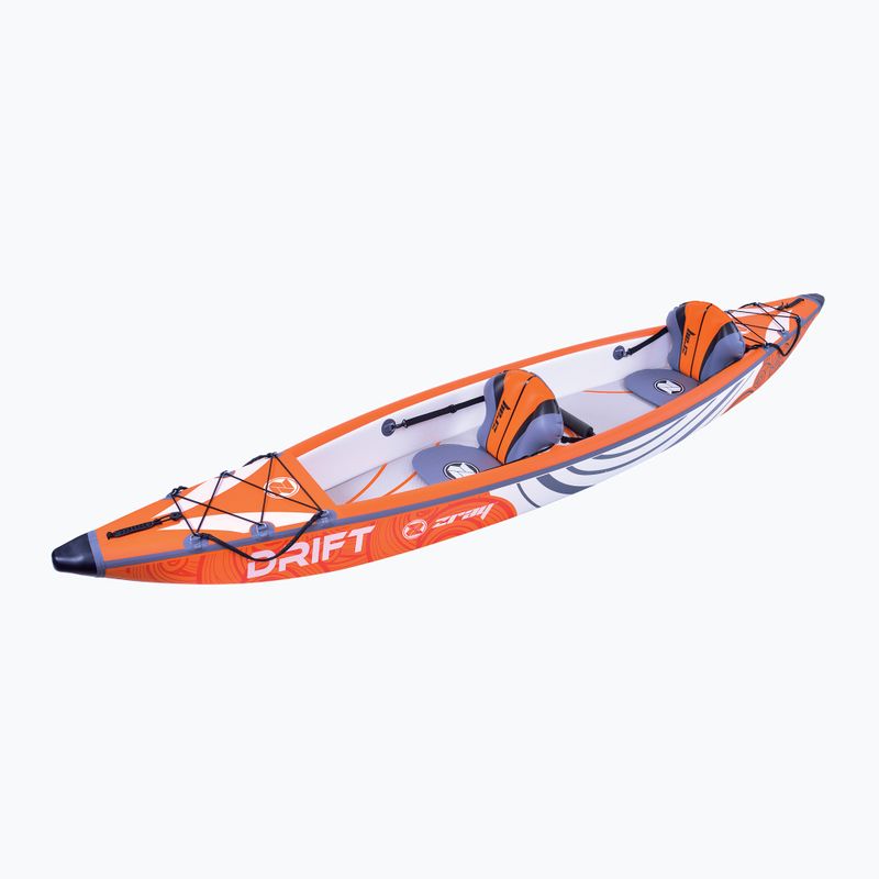 ZRAY Drift 14'0" weiß/orange 2-Personen aufblasbares Kajak 3