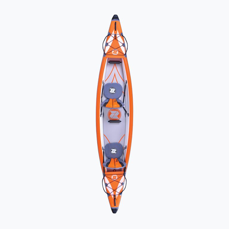 ZRAY Drift 14'0" weiß/orange 2-Personen aufblasbares Kajak 2
