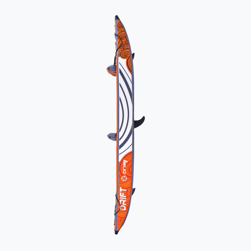 ZRAY Drift 14'0" weiß/orange 2-Personen aufblasbares Kajak 5