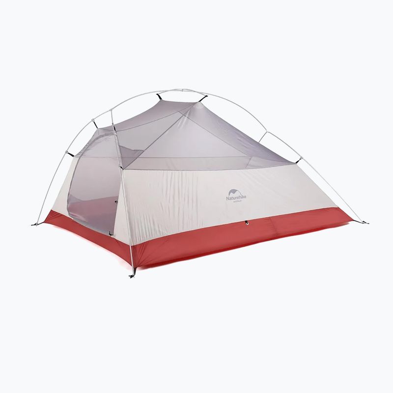 Naturehike Updated Cloud Up 3-Personen-Trekkingzelt hellgrau/rot 3