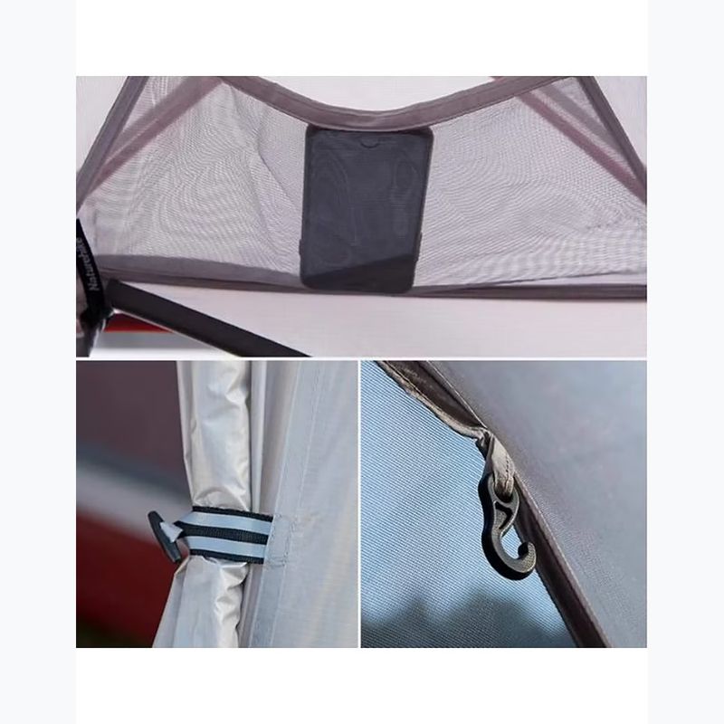 3‑Personen Trekkingzelt Naturehike Cloud Up 3 green 3
