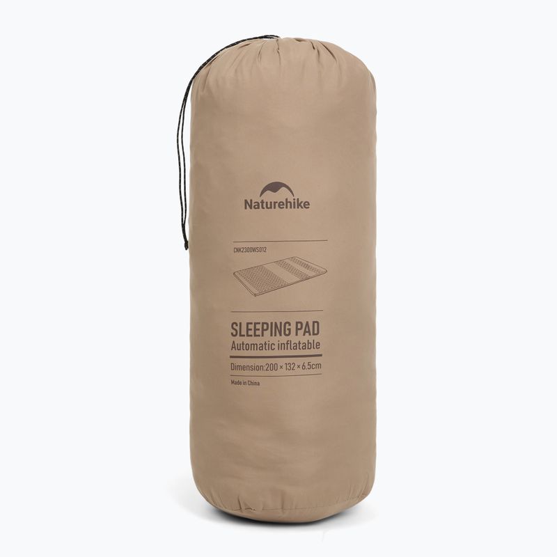 Selbstaufblasende Isomatte Naturehike Featherbone Double Regular Wide brown 9