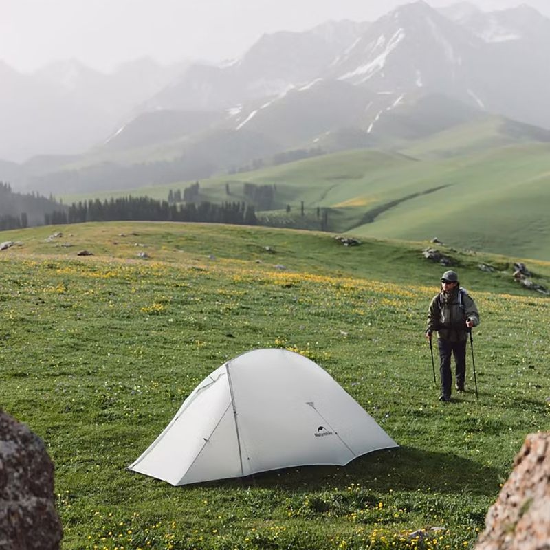 2‑Personen-Trekkingzelt Naturehike Mongar UL 2 15D moon rock gray 4