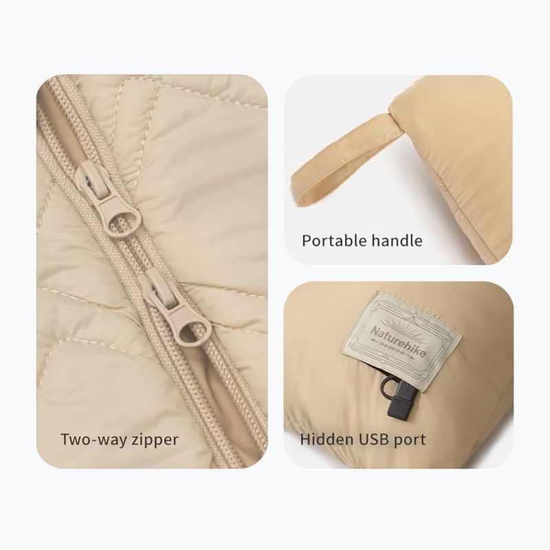 Heizdecke Naturehike SK90 M cloud gray 2