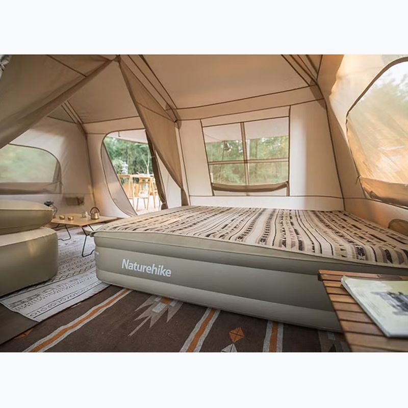 4-Personen-Campingzelt Naturehike Village 13 Ridge Ultimate Edition brown/ti black 7