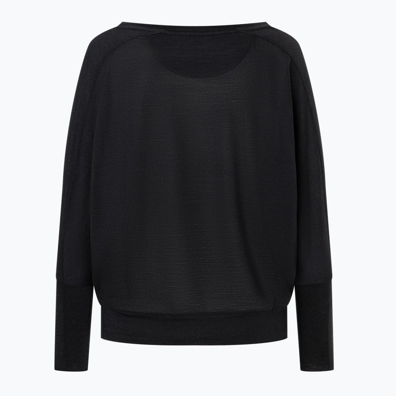Damen-Longsleeve super.natural Kula Top jet black 3