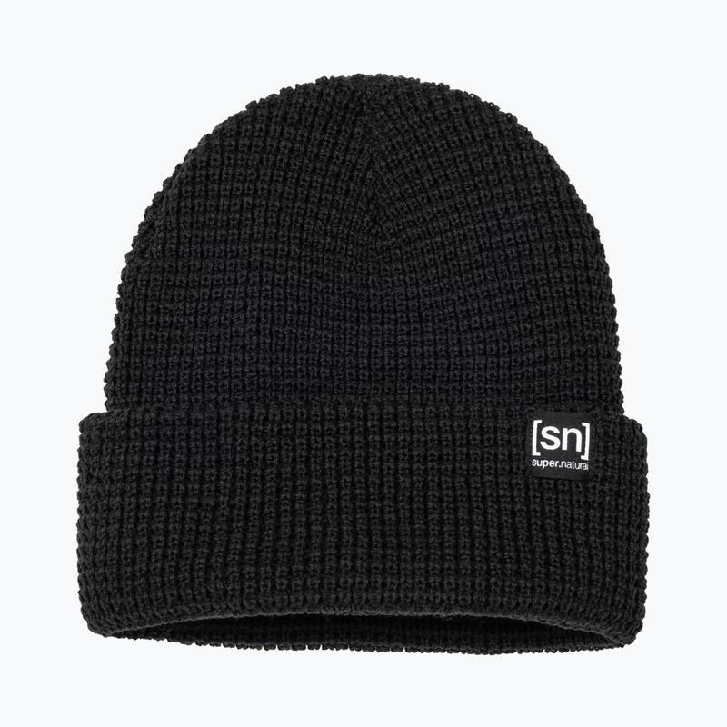 Wintermütze super.natural City Beanie jet black 2