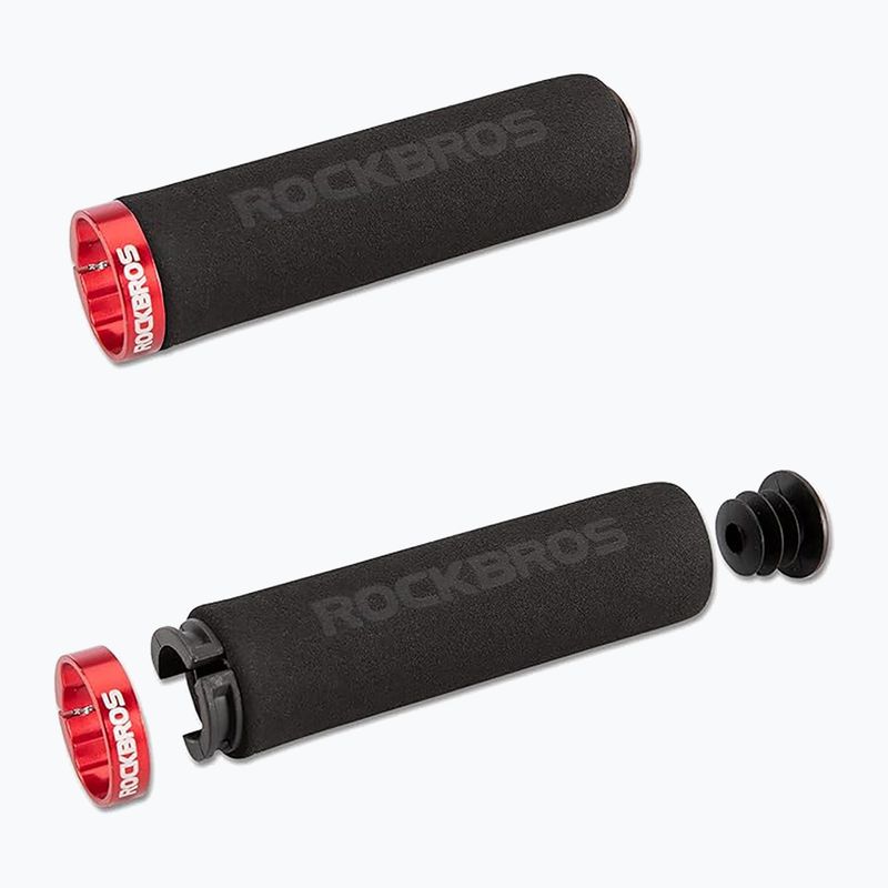 Lenkergriffe Rockbros BT1001 Handlebar Grips black/red 2