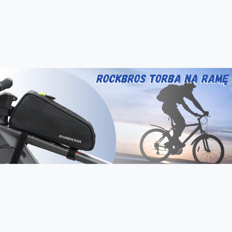 Rahmentasche fürs Fahrrad Rockbros 301800450001 Bike Tube Bag black 4