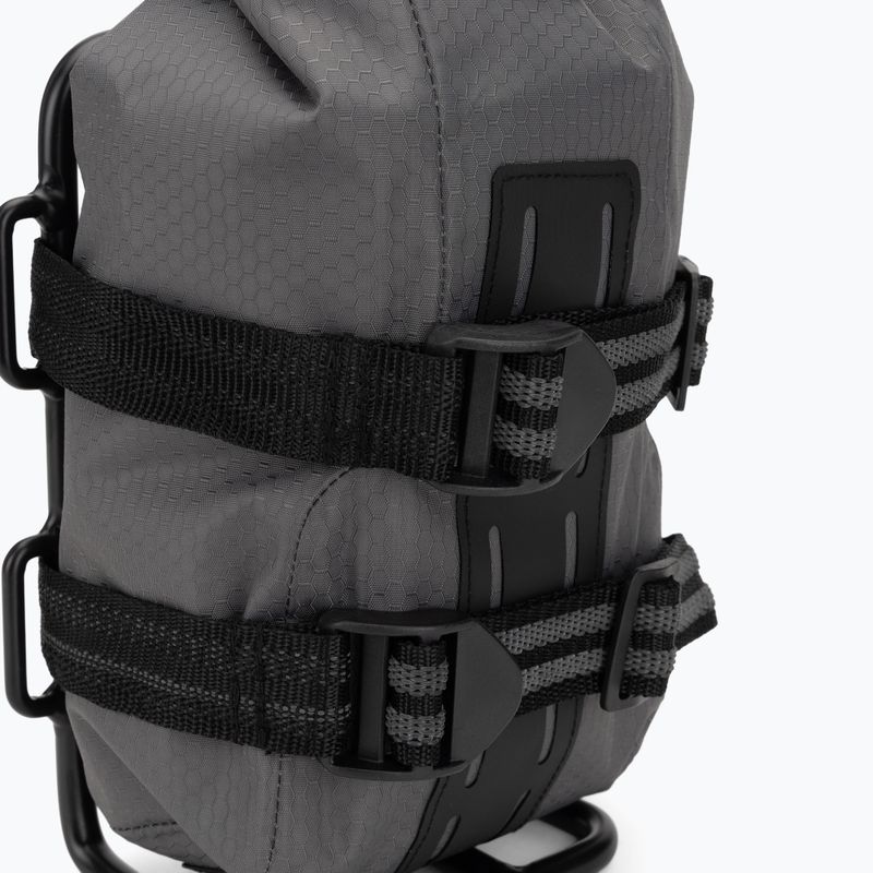 Tasche und Gepäckträger für das Fahrrad. Rockbros Front Fork Rack+Fork Bag grey/black 4