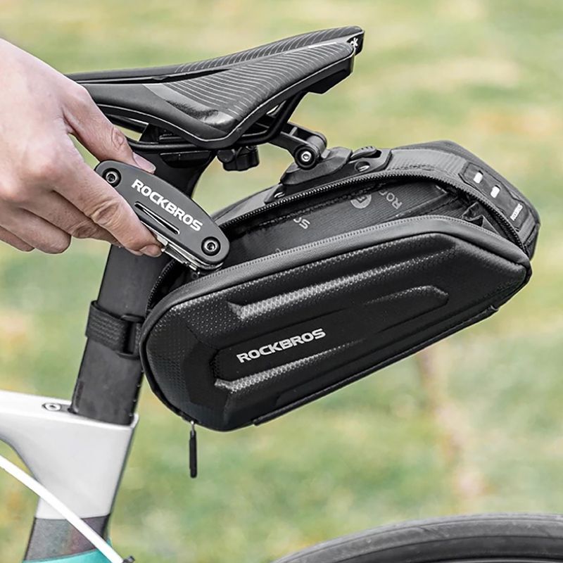 Satteltasche fürs Fahrrad Rockbros B69 Bike Saddle Bag black 6
