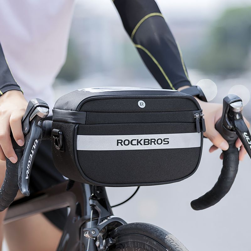 Lenker-Fahrradtasche Rockbros B27 Bike Front Bag black 9