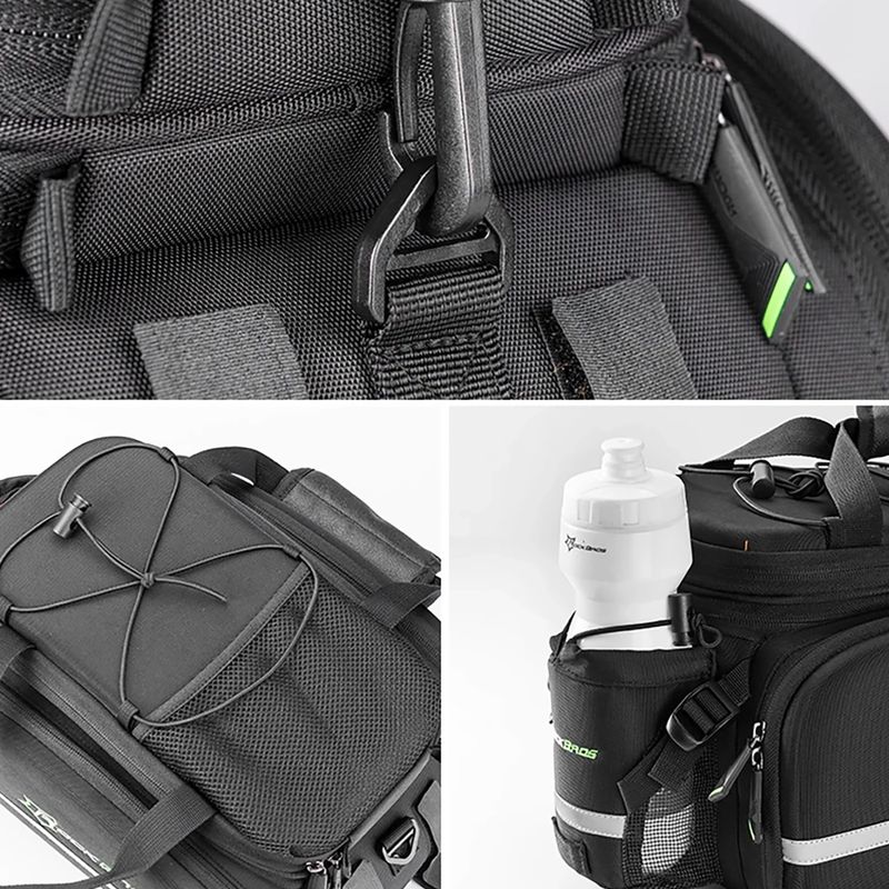 Gepäckträgertasche Rockbros A6-03BK Bicycle Pannier Bag black 3