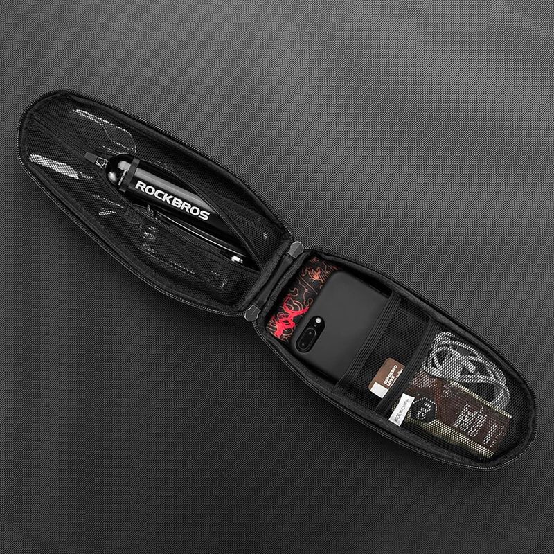 Rahmentasche fürs Fahrrad Rockbros B60 Bike Tube Bag M black 5